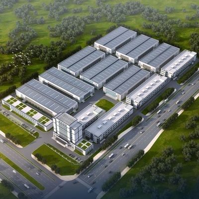 Entrepôt de bâtiment en acier personnalisé avec processus de perforation et stockage efficace