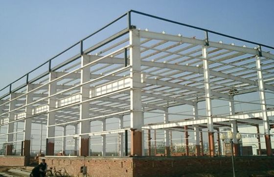 Construction de stockage en acier soudé en H pour fenêtres et portes en aluminium