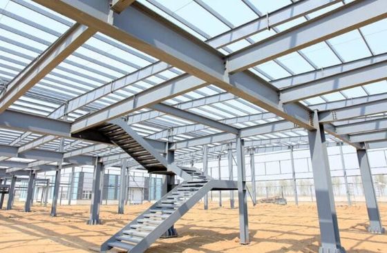 Construction de stockage en acier soudé en H pour fenêtres et portes en aluminium