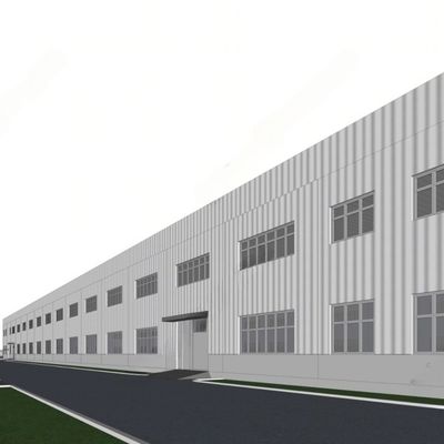 Atelier de construction en acier galvanisé avec isolation facultative pour l'application de hangar
