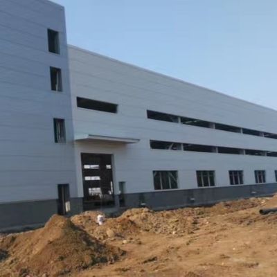 Entrepôt de structure en acier assemblé portable préfabriqué pour le stockage des marchandises