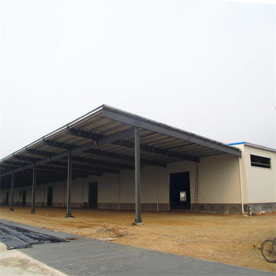 Structure industrielle en acier professionnel atelier de construction de courbure ISO9001