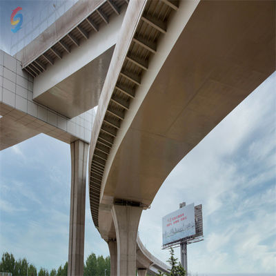 Autoroutes en acier préfabriquées durables et fermes avec des matériaux en acier Q355B/Q235B