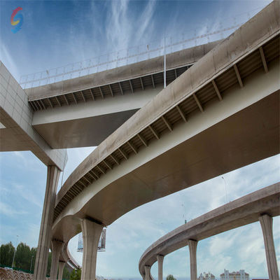 Autoroutes en acier préfabriquées durables et fermes avec des matériaux en acier Q355B/Q235B