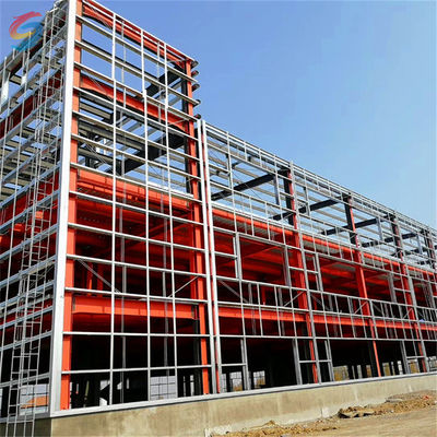 Construction préfabriquée en acier avec mur isolé pour supermarché de bureaux