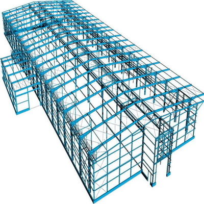 Structure de cadre en acier léger atelier d'entrepôt pour personnalisé