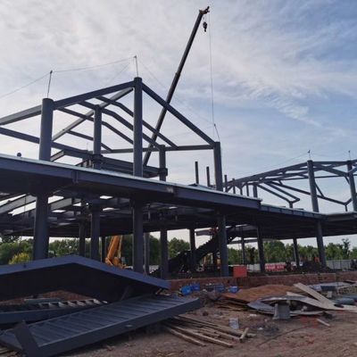 Construction de cadre en acier Construction préfabriquée en métal Construction de structure en acier