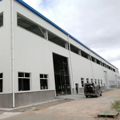 Construction légère préfabriquée d'entrepôt de structure métallique d'usine