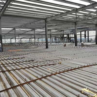 Facile à assembler bâtiment préfabriqué étanche entrepôt de structure en acier