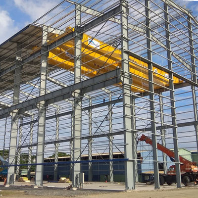 Structure d'acier industriel atelier bâtiment usine ISO9001