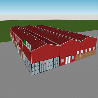 Poids léger agricole de fabrication d'entrepôt de structure métallique