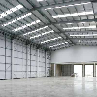 Structure en acier en section H soudée Atelier de construction Peinture Q355 Q235