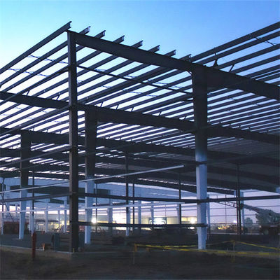 Q355/ Q235 Atelier de structure en acier avec isolation facultative et tuyau de descente en UPVC