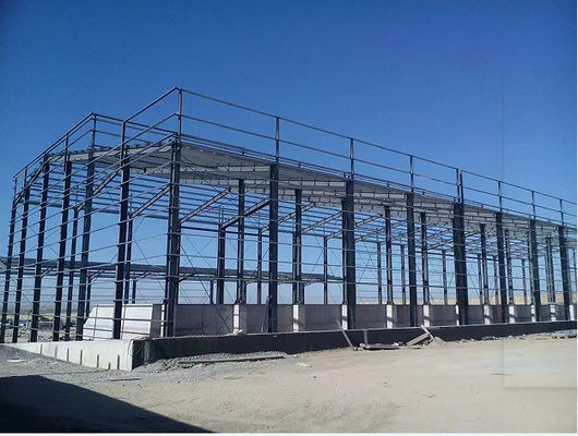 Colonne d'acier à section H laminée à chaud / soudée pour matériaux de construction d'entrepôt métallique