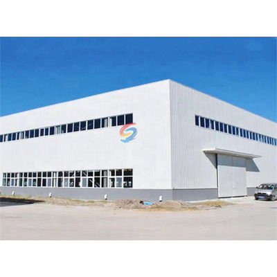 Entrepôt de structure en acier de grue personnalisé avec poutre en acier en section H laminée à chaud/soldée