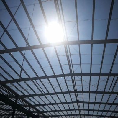 Entrepôt industriel préfabriqué à cadre d'acier à longue portée