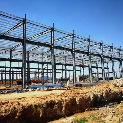 Entrepôt de structure en acier de cadre de portail pour le stockage avec acier de section H