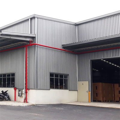 Atelier facultatif de construction en acier isolant pour grands bâtiments