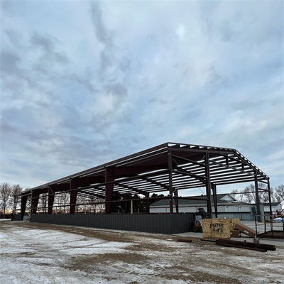 Atelier de structure en acier de tuyauterie en UPVC avec traitement de surface galvanisé