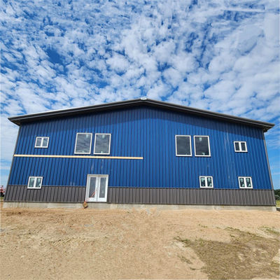 Atelier de soudage de structures en acier avec matériau Q355/Q235 et isolation facultative