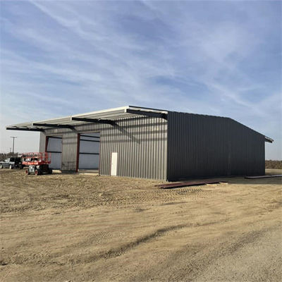 Atelier de structure en acier couleur en tôle de toit et en acier mur avec service de perforation
