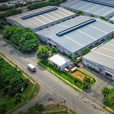 Entrepôt de structure en acier préfabriqué pour stockage et production