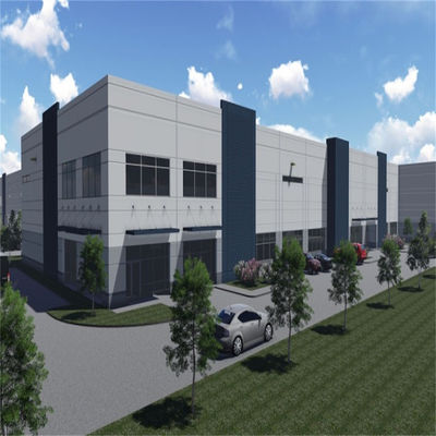 Bâtiment de bureaux en acier préfabriqué sur mesure avec porte KFC/porte en acier/porte en PVC