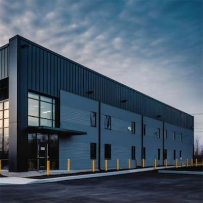 Bâtiment de bureaux en acier préfabriqué sur mesure avec porte KFC/porte en acier/porte en PVC