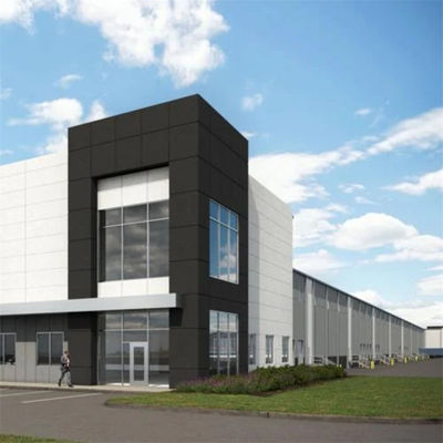 Construction en acier préfabriqué sur mesure pour les bâtiments modernes