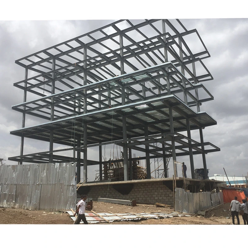 Construction de structures en acier galvanisé à haute résistance pour atelier 2