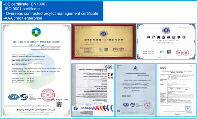 QINGDAO GUSITE CONSTRUCTION ENGINEERING CO.,LTD Contrôle de la qualité
