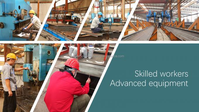 Envergure ISO9001 en métal de grille grande de bâtiments préfabriqués d'entrepôt 0