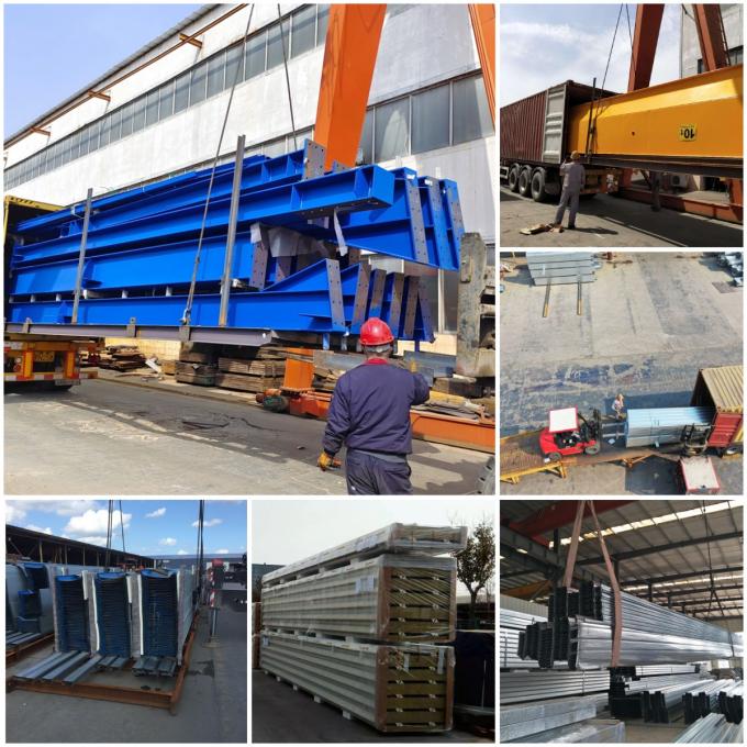 Industrie d'atelier de structure métallique établissant le type Purlin de H de C de colonne 4