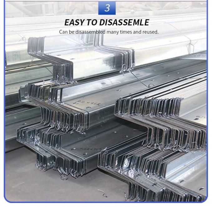 L'immersion chaude de fabrication de bâtiment d'entrepôt de structure métallique de grille a galvanisé 2