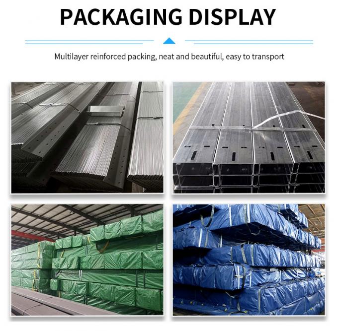 L'immersion chaude de fabrication de bâtiment d'entrepôt de structure métallique de grille a galvanisé 4