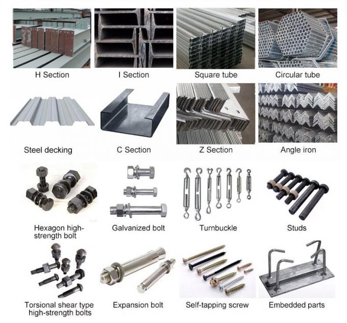 Avantages de construction de co&ucirc;t bas d'entrep&ocirc;t de structure m&eacute;tallique de la grille 40*100 5
