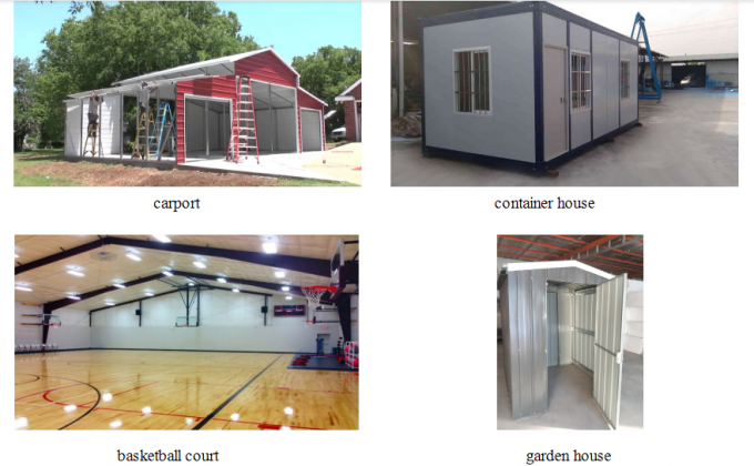 Atelier préfabriqué imperméable de bâtiment de structure métallique d'entrepôt 10